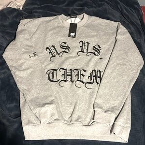 SUICIDEBOYS CREWNECK BRAND NEW “US VS THEM” SIZE L